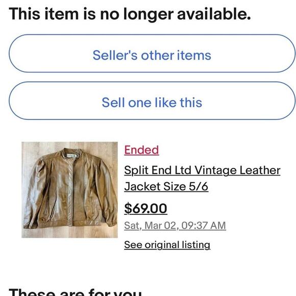 Vintage leather jacket Split end ltd. Y2k 90s • unisex - Picture 9 of 11